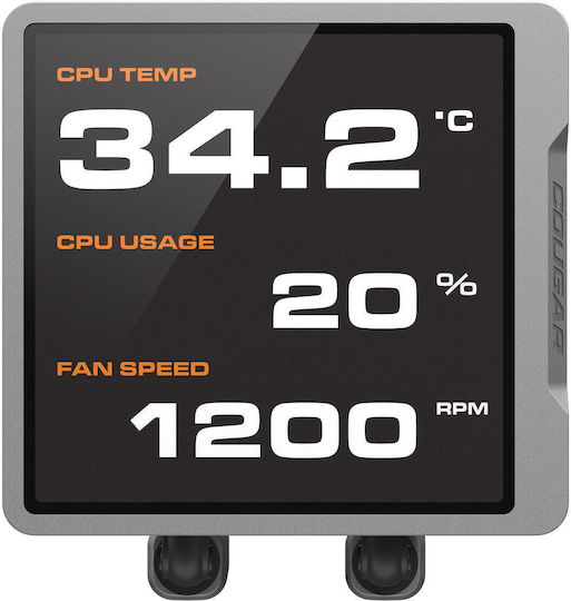 Cougar Poseidon Vistek PRO Охлаждане AIO CPU с 3 Вентилатора 120mm и ARGB Осветление Бял