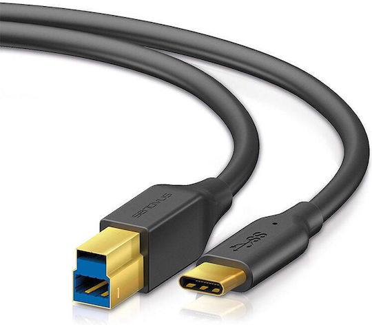 Cablu Usb 3.0 Sentivus Tip B Tată La Usb-c Tată 1m Se-u302-100