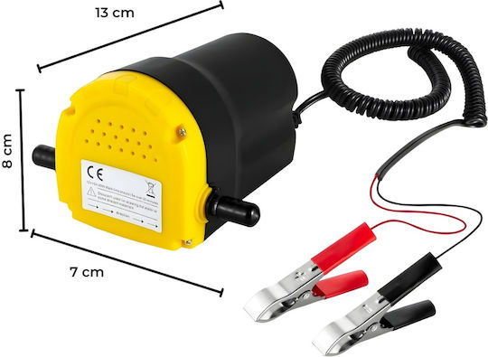 Pompă Transfer Diesel 12V 45l/min Bypass Autoamorsantă Electrică Pompă Motorină Cleme Furtunuri Incluse