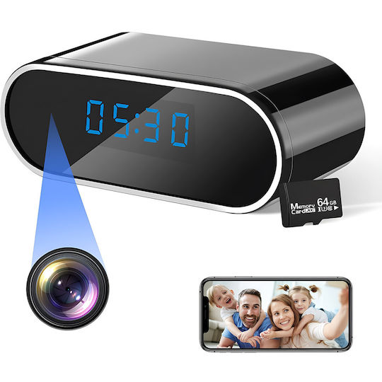 Cameră Ascunsă Watch WiFi Ceas 1080p cu Slot pentru Card de Memorie