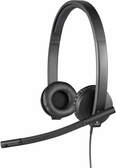 Logitech H570e Stereo MS On Ear Multimedia Ακουστικά με μικρόφωνο και σύνδεση USB-C
