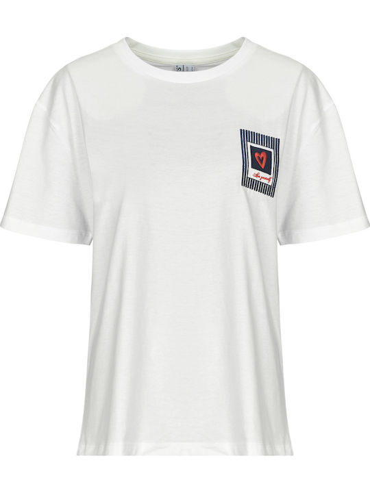 Damen T-Shirt Weiß