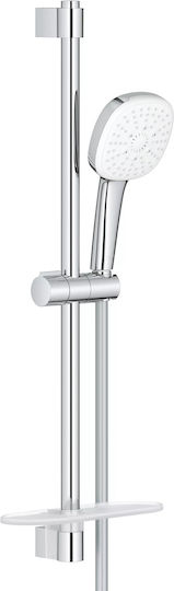 Grohe Tempesta Cube 110 Duschsäule 27576003 Wandmontiert 600 Mm 3 Funktionen Regal Hochglanz Chrom