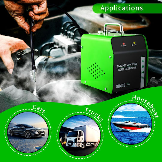 Smoke Leak Detector Professional Testing Evap Systems Automotive Pipes Intake Exhaust Ανιχνευτής Διαρροών Καπνού