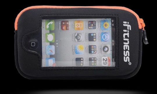 Ifitness Iphone Pouch Oa Adp03 Blk Orange Ifit-0198