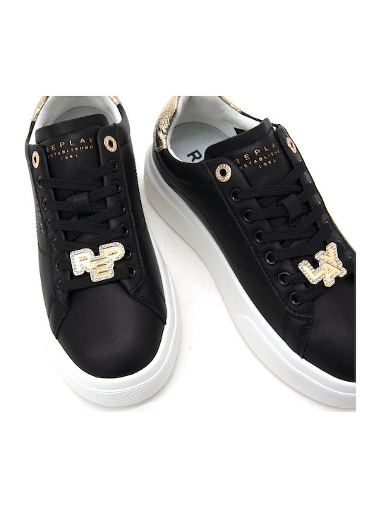 Notting Image Damen Sneakers Black-Gold