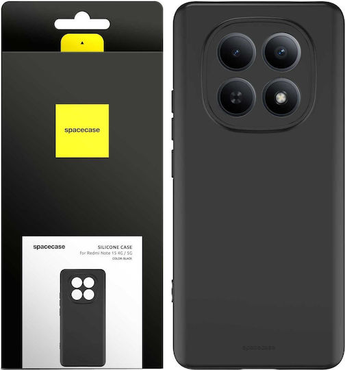 Spacecase Silicone Back Cover Silicon Negru (Redmi Note 15)