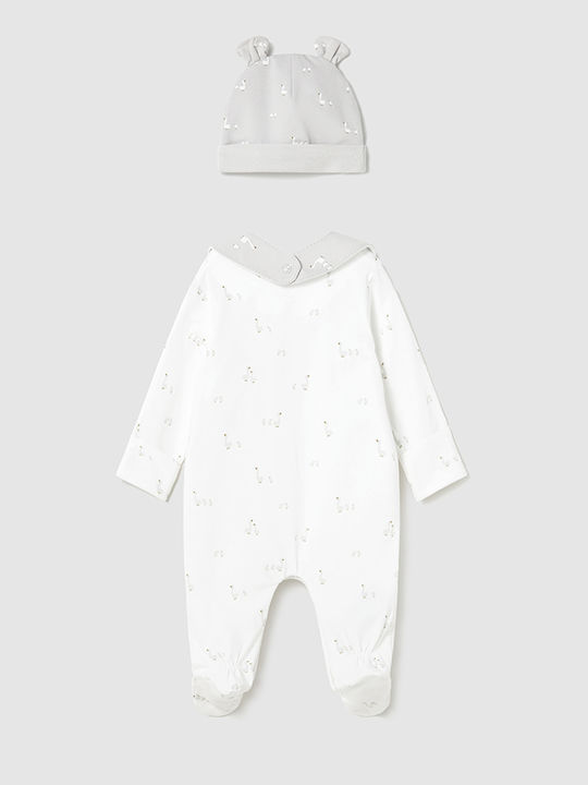 Mayoral Kids' Pajamas Cotton White