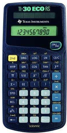 Texas Instruments Eco Calculator 10 Digits in Green Color 1pcs