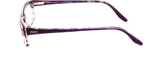 Emilio Pucci Damen Acetat Brillengestell Lila EP2649 500