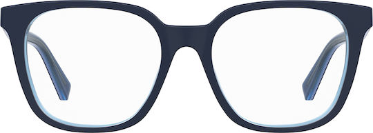 Moschino Rame Ochelari Pentru Femei Acetat Albastru MOL590 PJP