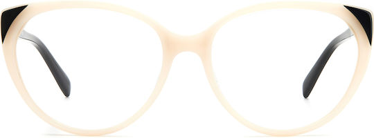 Pierre Cardin Femei Plastic Rame Ochelari Fluture Alb P.C. 8502 0XR
