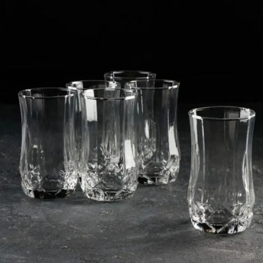 Set Pahare Pentru Apă Și Cocktail Din Sticlă 330ml 6 Bucăți