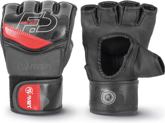 AMILA MMA-Handschuhe aus Kunstleder Schwarz