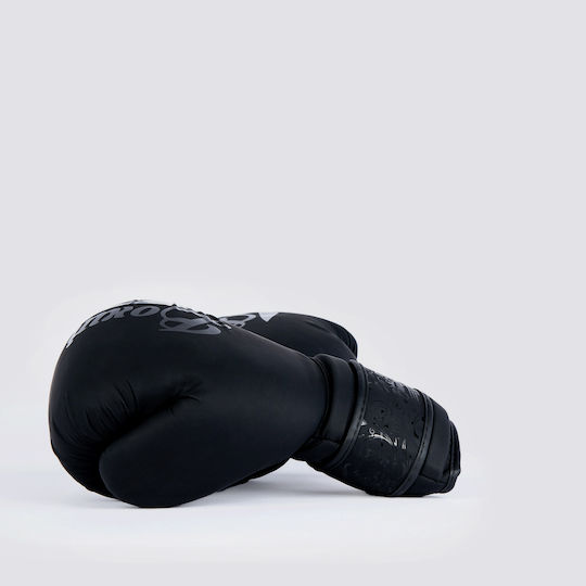 Boxing Pro Jack Broughton 1743 941002 Mănuși de Box din Piele Sintetică pentru Competiție Negre