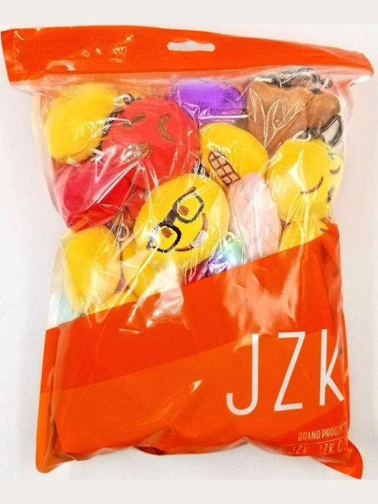 Mini Emoji Baumwolle Schlüsselring Taschenanhänger 5cm Party Tasche Geschenk Kinder Party Geburtstag 38 Stück