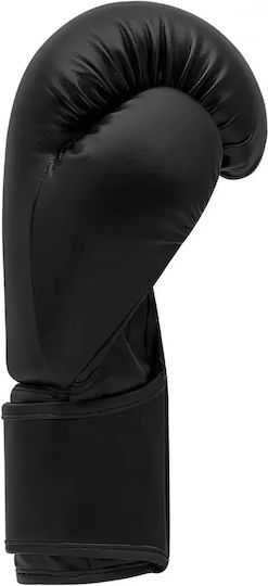 adidas Hybrid 80 Kids Boxing Gloves made of Synthetic Leather for Match Black/Gold