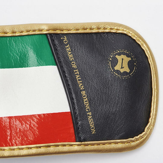 Leone Italy '47 Δερμάτινα Γάντια Πυγμαχίας για Αγώνα Μαύρα