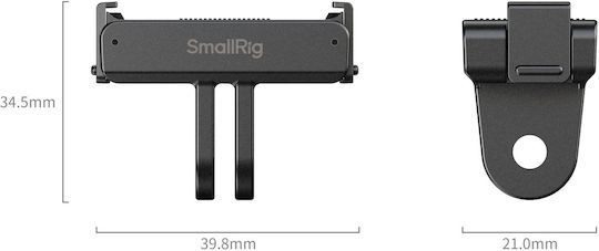 SMALLRIG Cold Shoe Adapter Mount voor DJI Osmo Action 5 Pro / 4 / 3, met Quick Release Mount, 180° kantelbaar - 5436 SMALLRIG Cold Shoe Adapter Mount voor DJI Osmo Action 5 Pro / 4 / 3, met Quick Release Mount, 180° kantelbaar - 5436