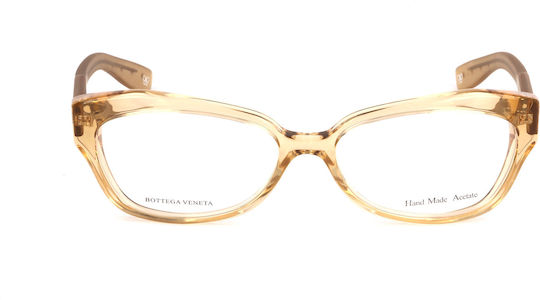 Bottega Veneta Plastic Eyeglass Frame Cat Eye Brown