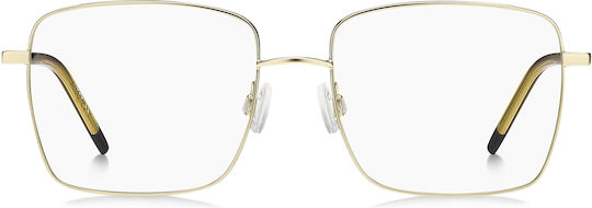 Damen Metallisches Brillengestell Gold HG-1217-AOZ