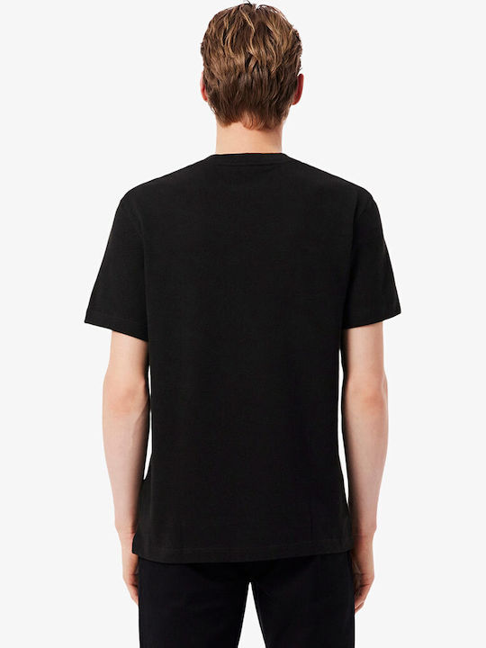 Lacoste T-shirt Μαύρο