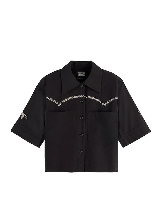Women's Short Sleeve Shirt Black