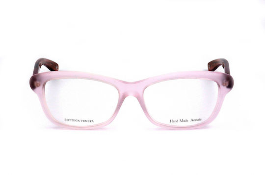 Bottega Veneta Women's Acetate Purple Prescription Eyeglass Frame