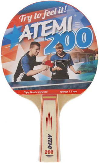 Atemi 200 Ρακέτα Ping Pong για Παίκτες Μεσαίου Επιπέδου