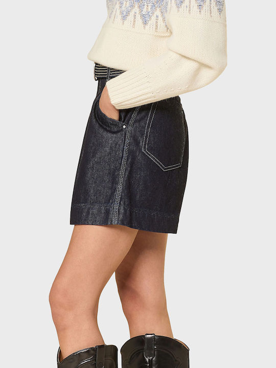Boss Damen-Shorts Unwashed Denim