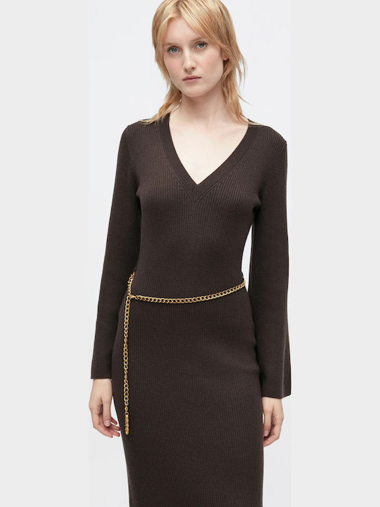 Midi Kleid Chocolate