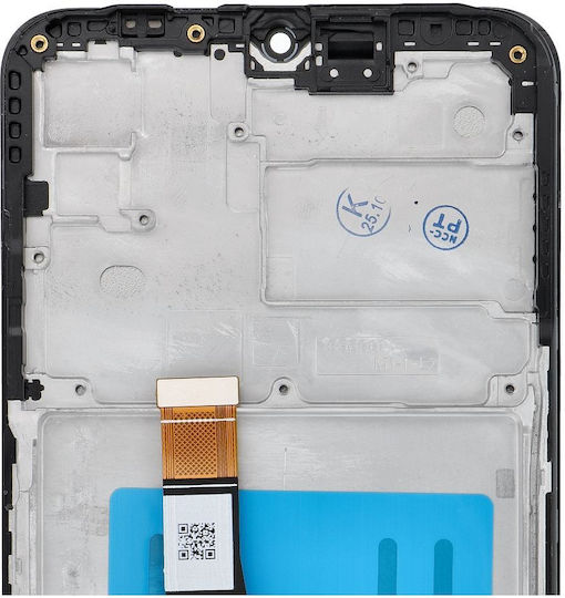 OG Екран със Сензорен Механизъм и Рамка за Galaxy A22 5G (Черен)