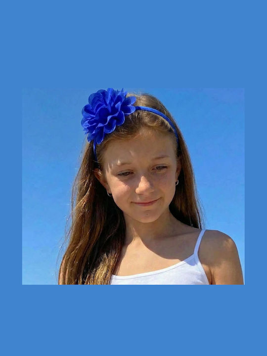 Παιδική Στέκα Μαλλιών με Λουλούδι Μπλε