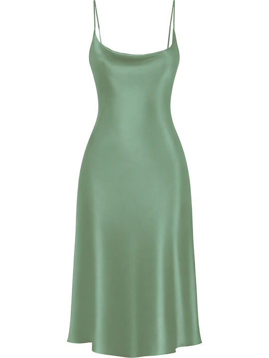 Primoda Winter Women's Nightdress Bay Leaf Mint