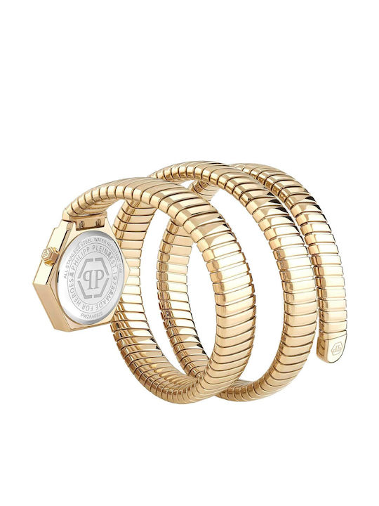 Philipp Plein Women's Watch with Gold Metal Bracelet