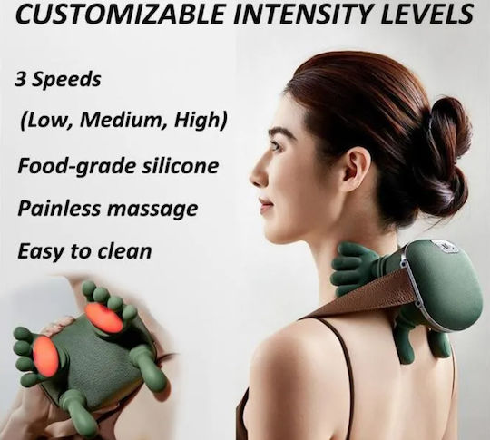 Massage Device Shiatsu for the Neck, the Head, the Back, the Legs & the Hands with Heating Function