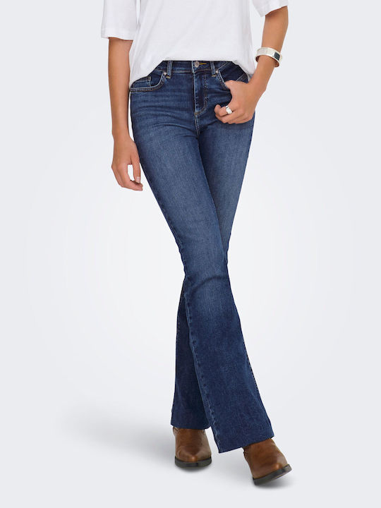 Γυναικείο Jean Παντελόνι Καμπάνα Medium Blue Denim