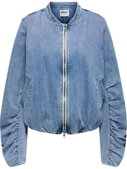 Γυναικείο Bomber Jacket Medium Blue Denim