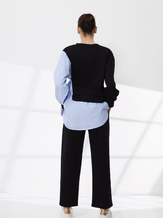 Femei Negru Set cu Pantaloni