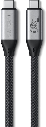 Satechi USB 4 Cable USB-C male - USB-C 240W PD Μαύρο