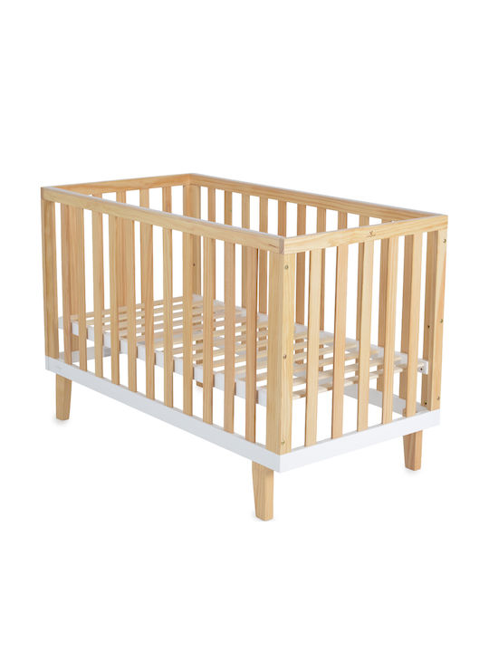 Cangaroo Βρεφική Κούνια Μπεζ με Στρώμα 60x120cm