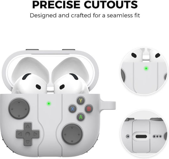 AHAstyle Case Silicone in Gray color for Apple AirPods 4
