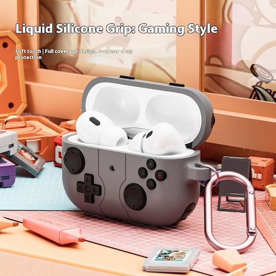Hülle Silikon in Lila Farbe für Apple AirPods Pro 3