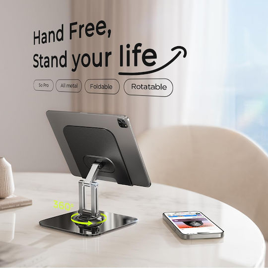 Lisen Tablet Stand Desktop Until 12.9" Black