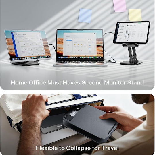 Lisen Tablet Stand Desktop Until 15.9" Black