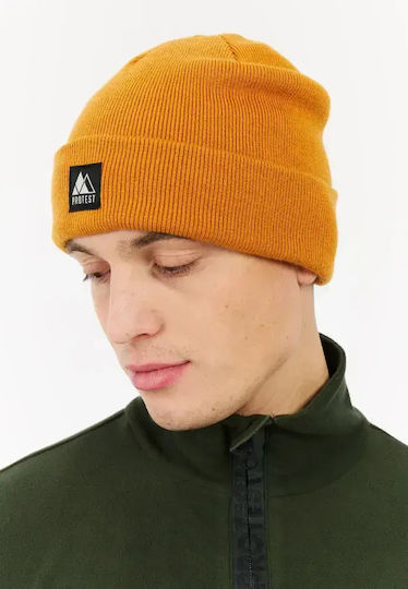 Beanie Unisex Σκούφος Πλεκτός σε Καφέ χρώμα