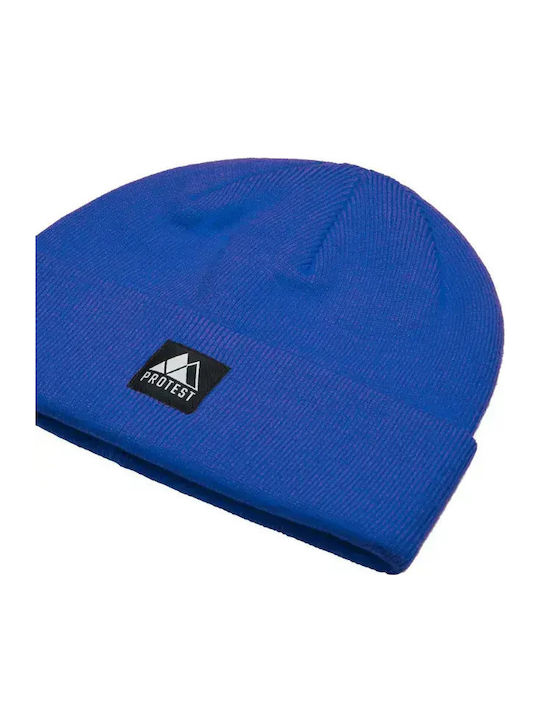 Beanie Unisex Beanie Knitted in Blue color