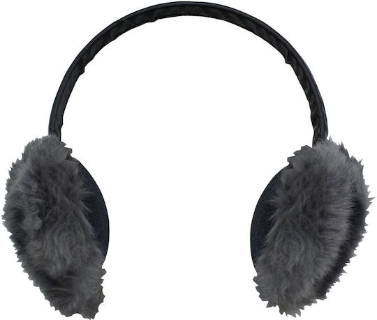 Unisex Earmuff Knitted in Gray color