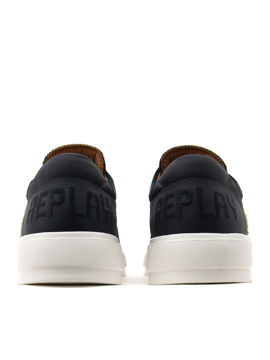 Men's Suede Moccasins Blue