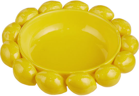 Butlers Lemon Πιάτο Βαθύ Κεραμικό Κίτρινο με Διάμετρο 25cm